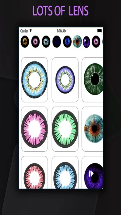 Capturas de pantalla de Girls Eye Changer - Replace Eye Color With Various Color Effects