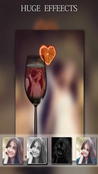 Love Selfie --  Beautiful Photos in Heart Shape Layover Image Editor سکرین شاٹس