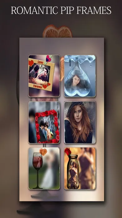 Love Selfie --  Beautiful Photos in Heart Shape Layover Image Editor سکرین شاٹس