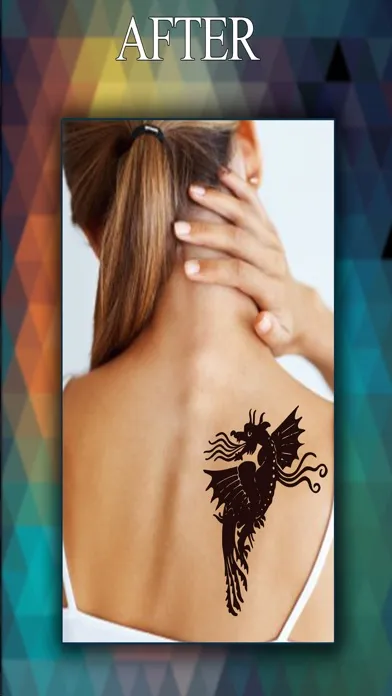 Captures d'écran de Tattoo Saloon - Add Virtual Tattoos To Your Body