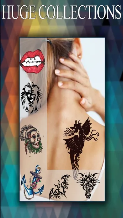 Captures d'écran de Tattoo Saloon - Add Virtual Tattoos To Your Body