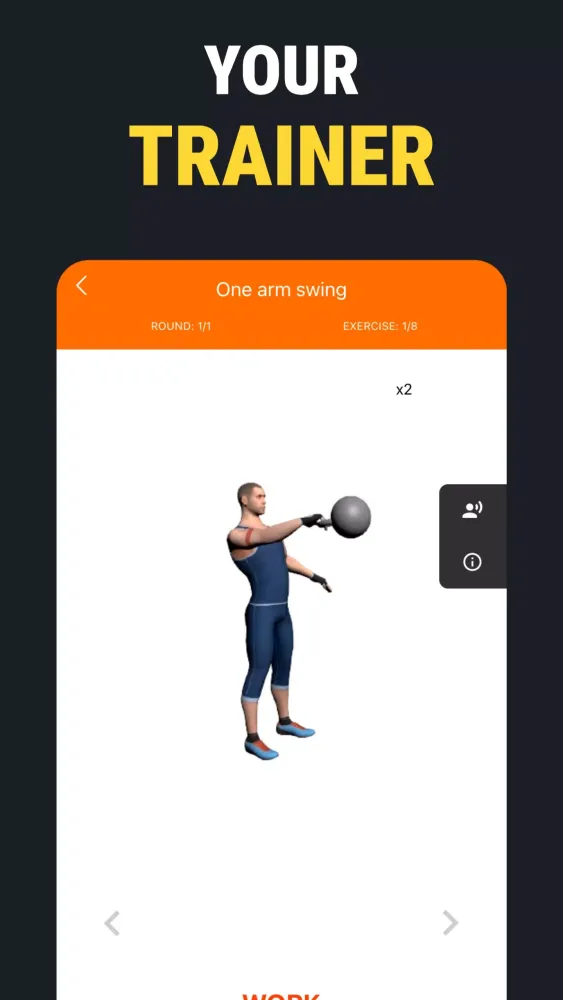 Kettlebell workouts for home Screenshots