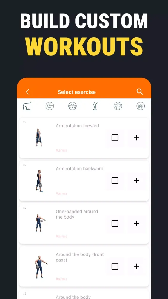 Kettlebell workouts for home Screenshots