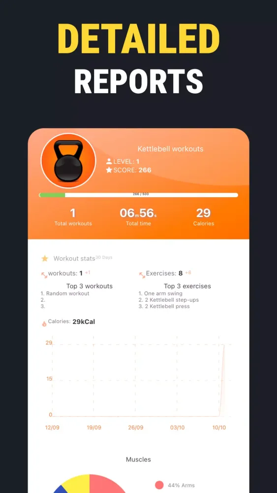 Kettlebell workouts for home Screenshots