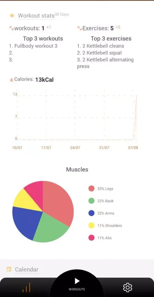 Kettlebell workouts for home Screenshots