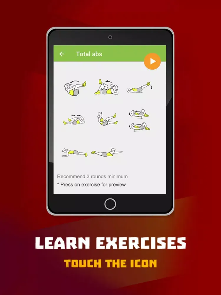 Скриншоты Abs workout PRO iPad 