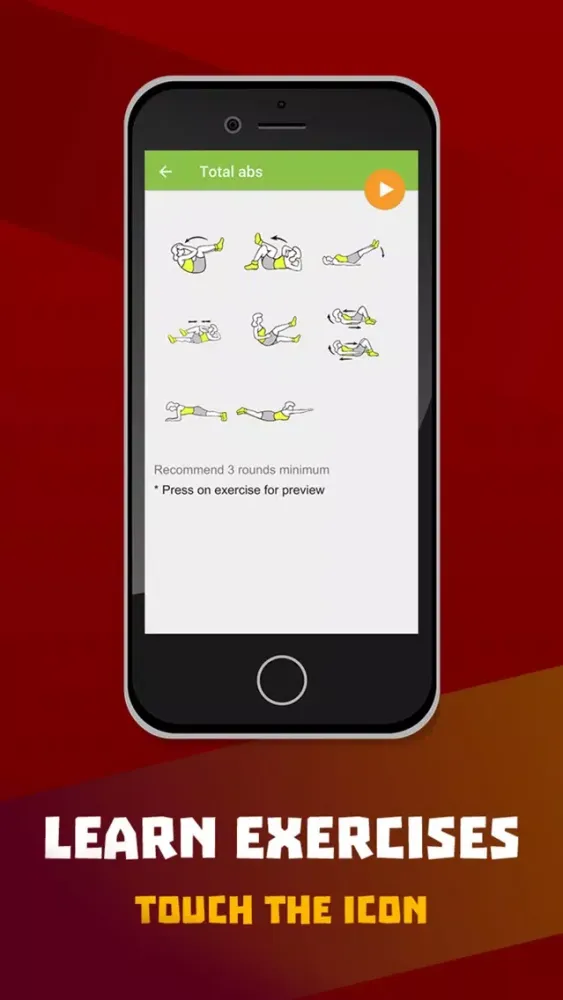 Скриншоты Abs workout PRO