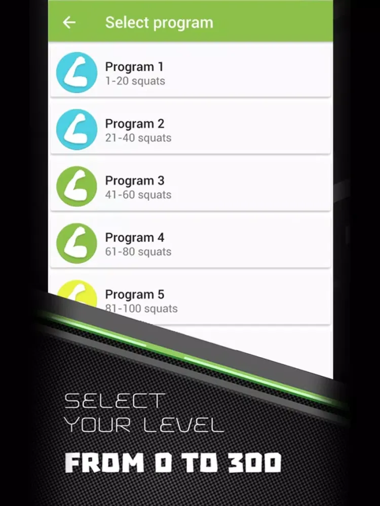 Zrzuty ekranu 300 Squats PRO iPad 