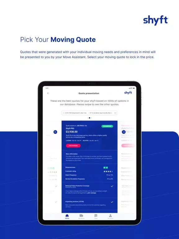 Screenshot di ShyftNext - Moving Quotes iPad 