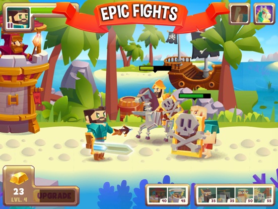 ภาพหน้าจอของ Steves Castle iPad 