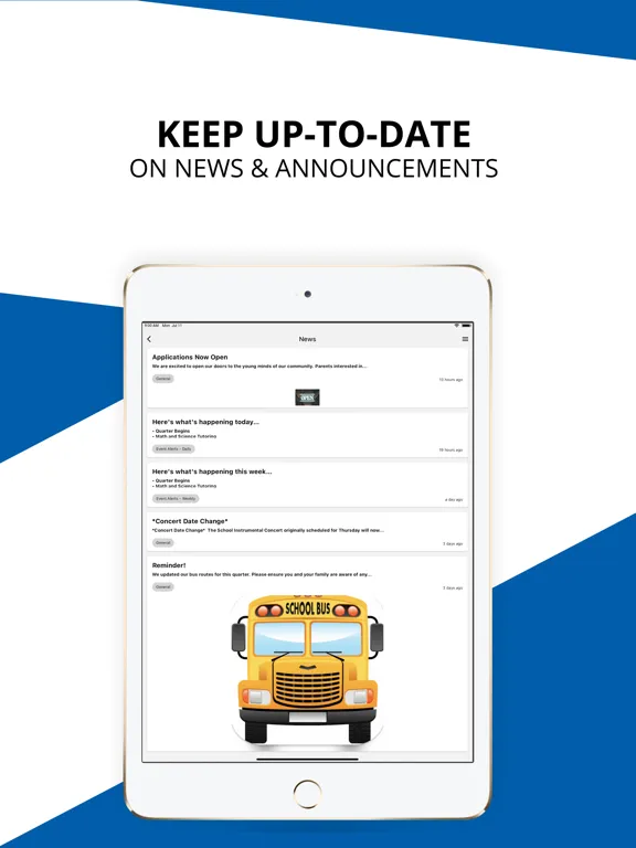 Tangkapan skrin Seattle Public Schools iPad 