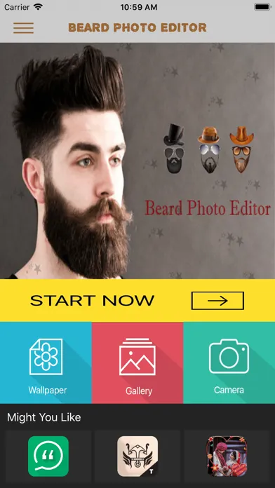 Zrzuty ekranu Beard Booth Photo Editor