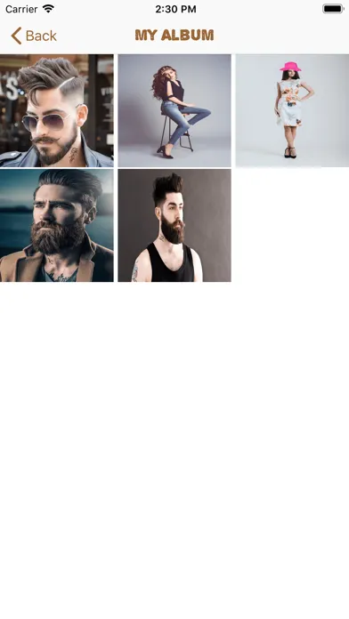 Zrzuty ekranu Beard Booth Photo Editor