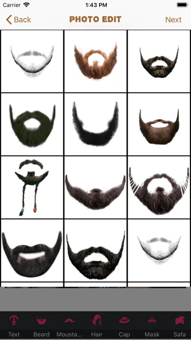 Zrzuty ekranu Beard Booth Photo Editor
