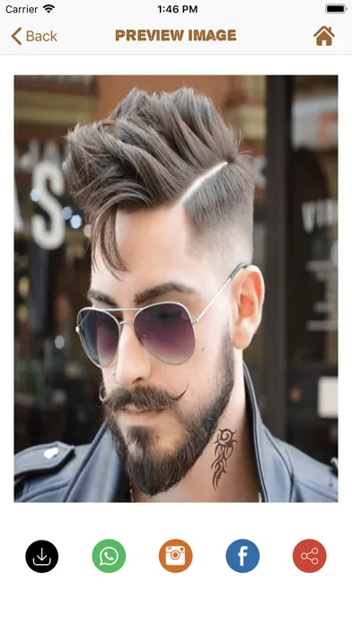 Zrzuty ekranu Beard Booth Photo Editor
