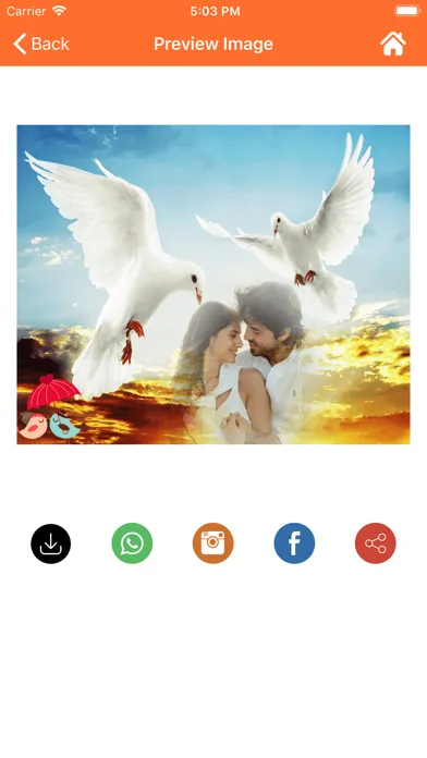 Capturas de pantalla de Bird Photo Frames
