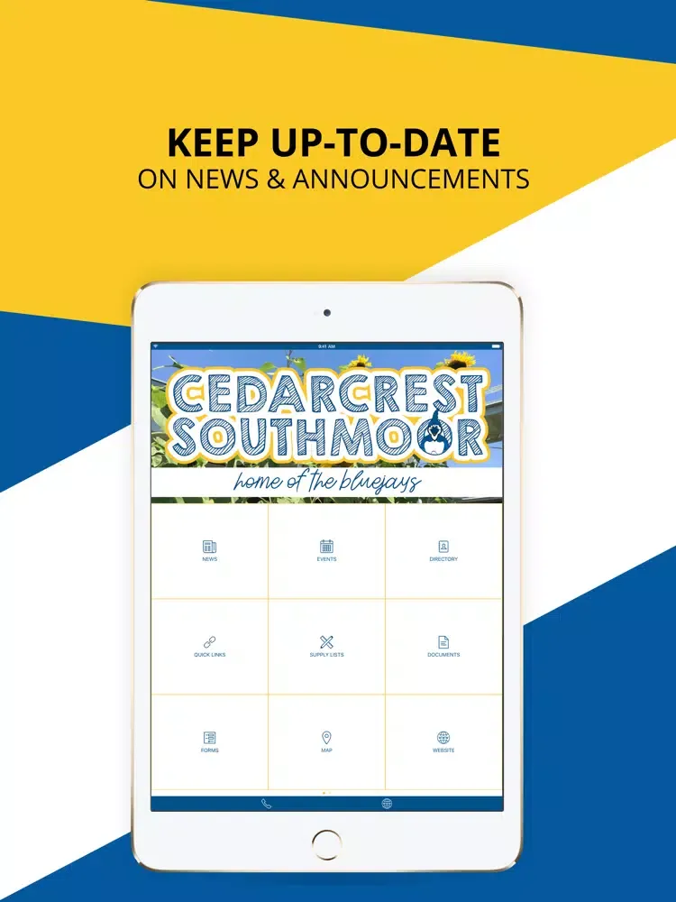 Скриншоты Cedarcrest-Southmoor iPad 