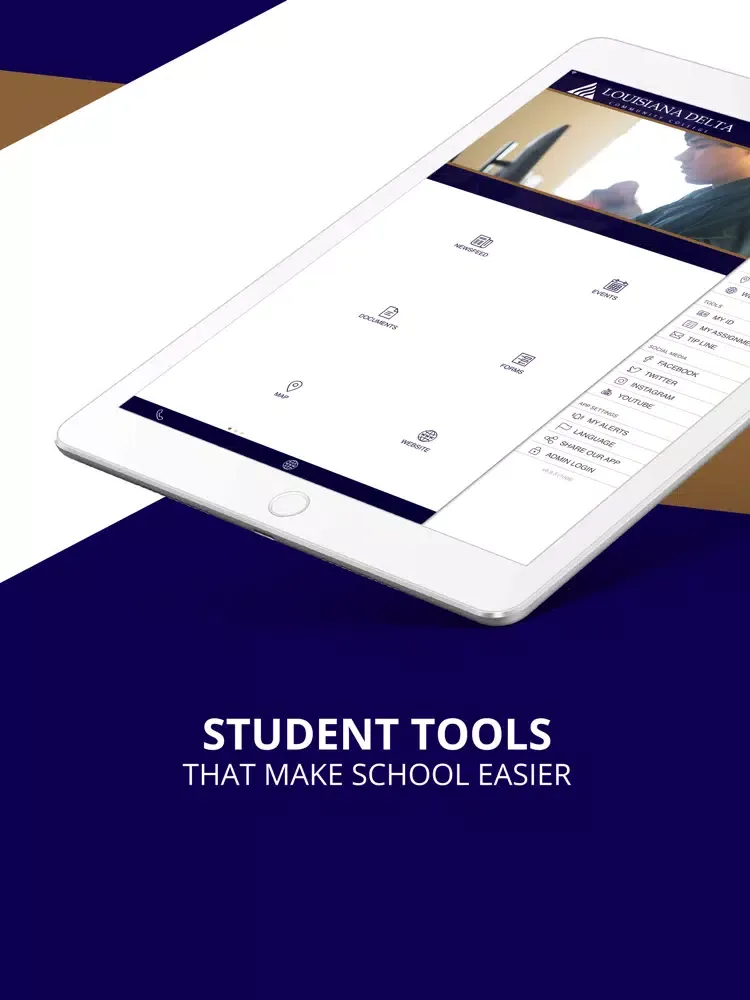 Captures d'écran de Delta Community College LA iPad 