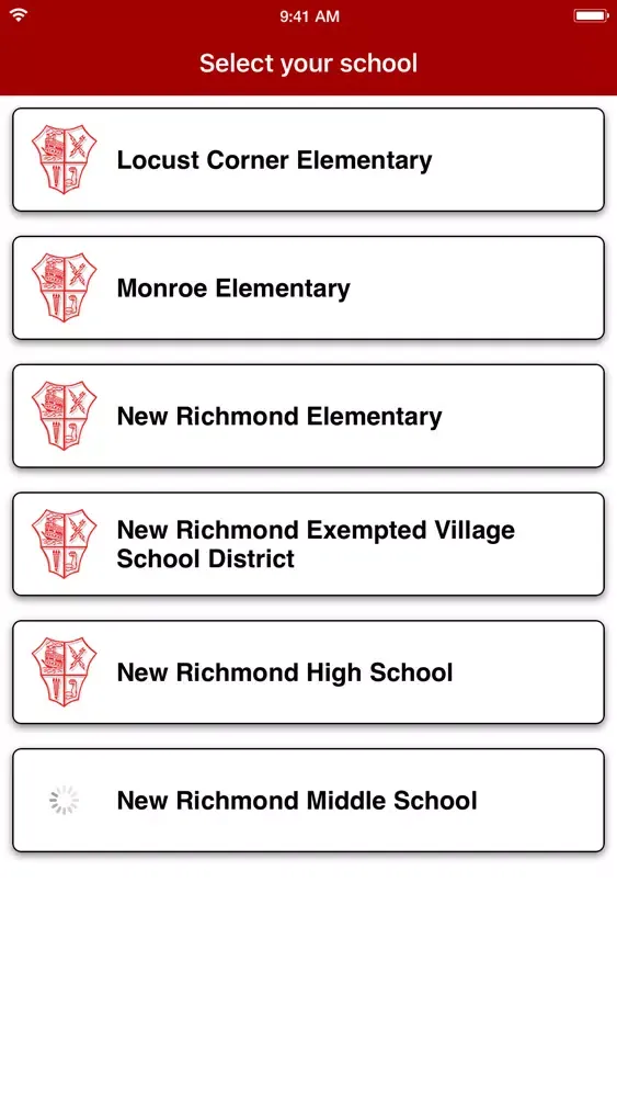 Capturas de pantalla de New Richmond School District