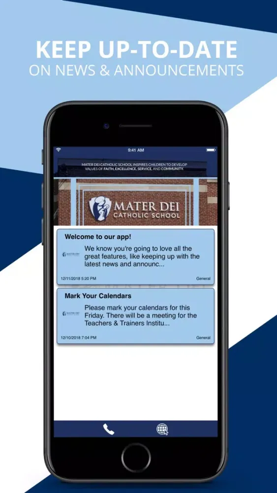 Mater Dei Catholic School Screenshots