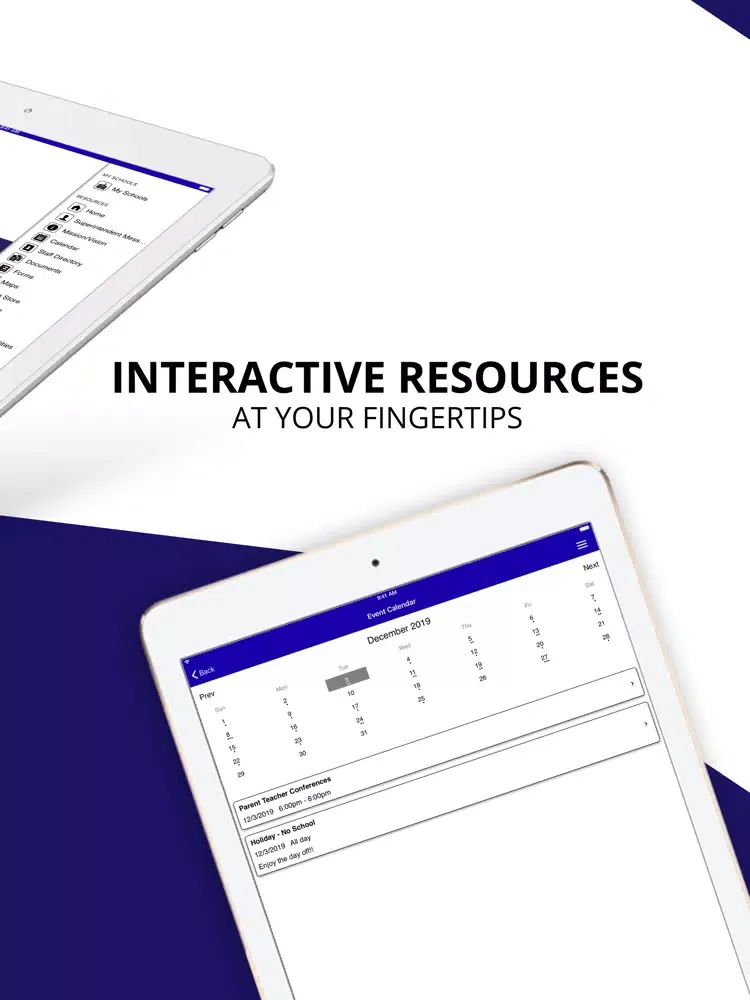 Ảnh chụp màn hình của Auburn Public Schools MA iPad 