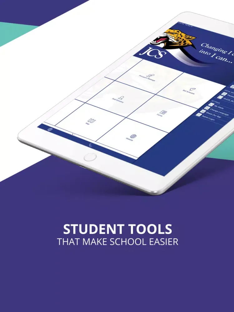 James Cameron School iPad  سکرین شاٹس