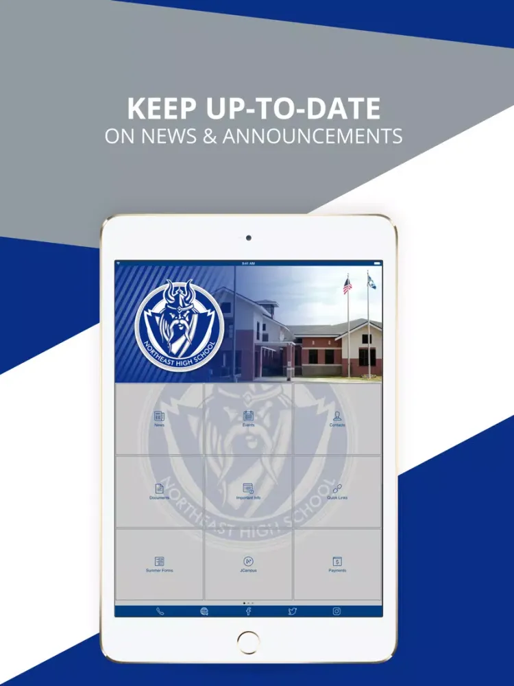 Ảnh chụp màn hình của Northeast High 7-12 iPad 