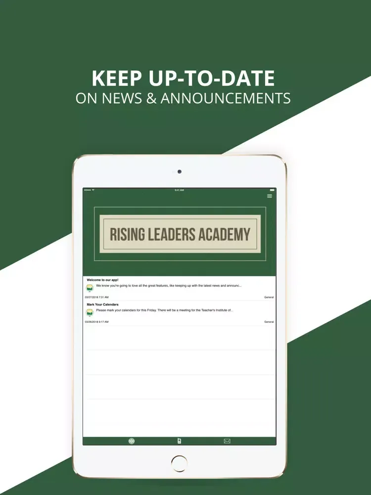 Rising Leaders Academy iPad  Screenshots