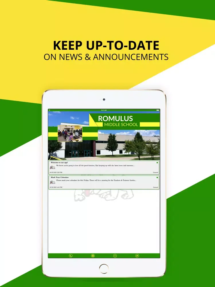 تصاویر Romulus Middle School iPad 