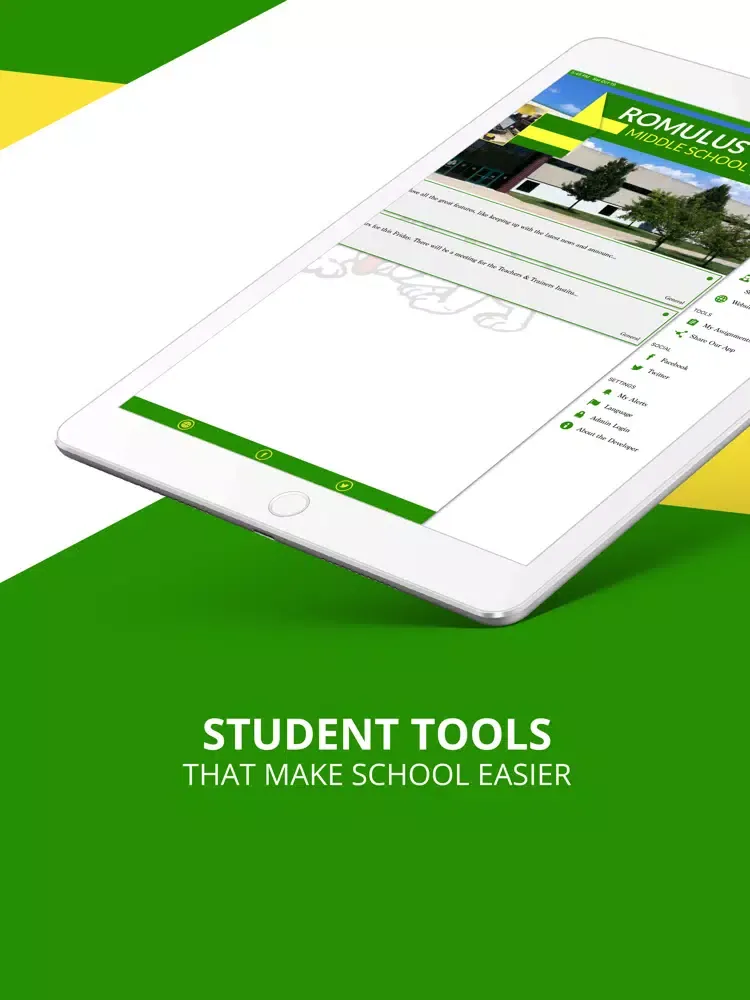 تصاویر Romulus Middle School iPad 