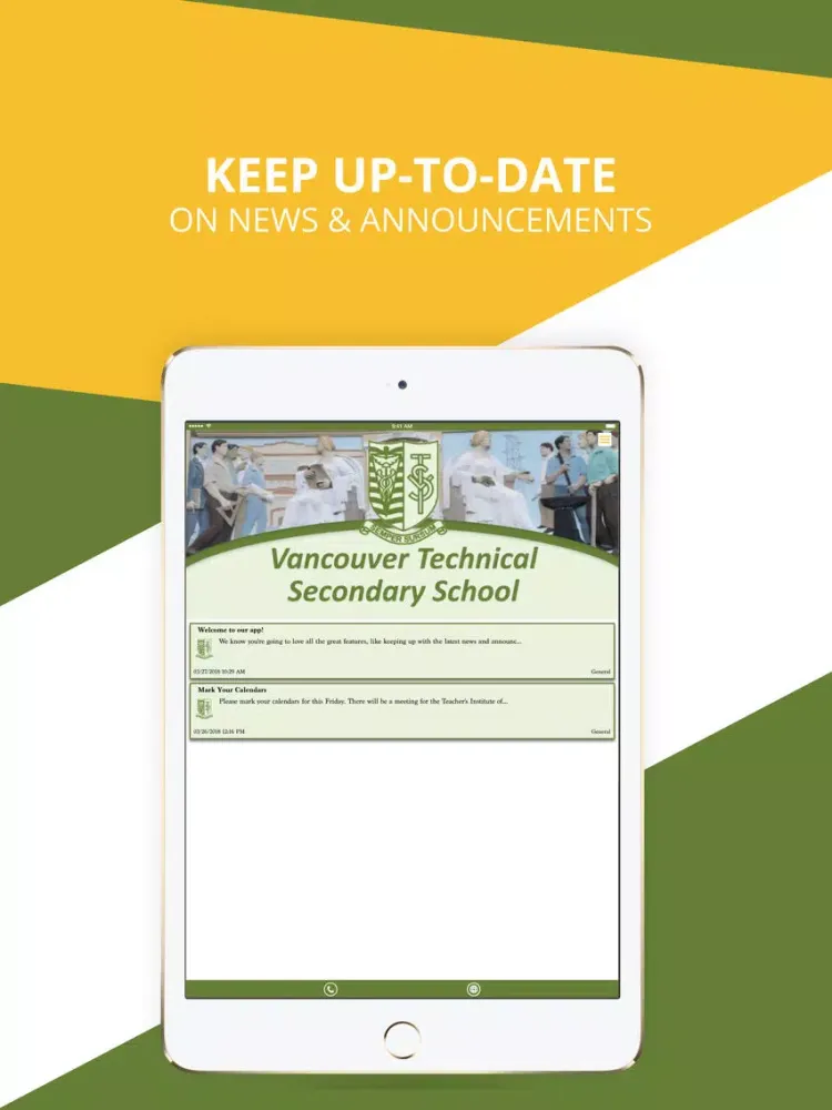 Vancouver Technical Secondary iPad  スクリーンショット