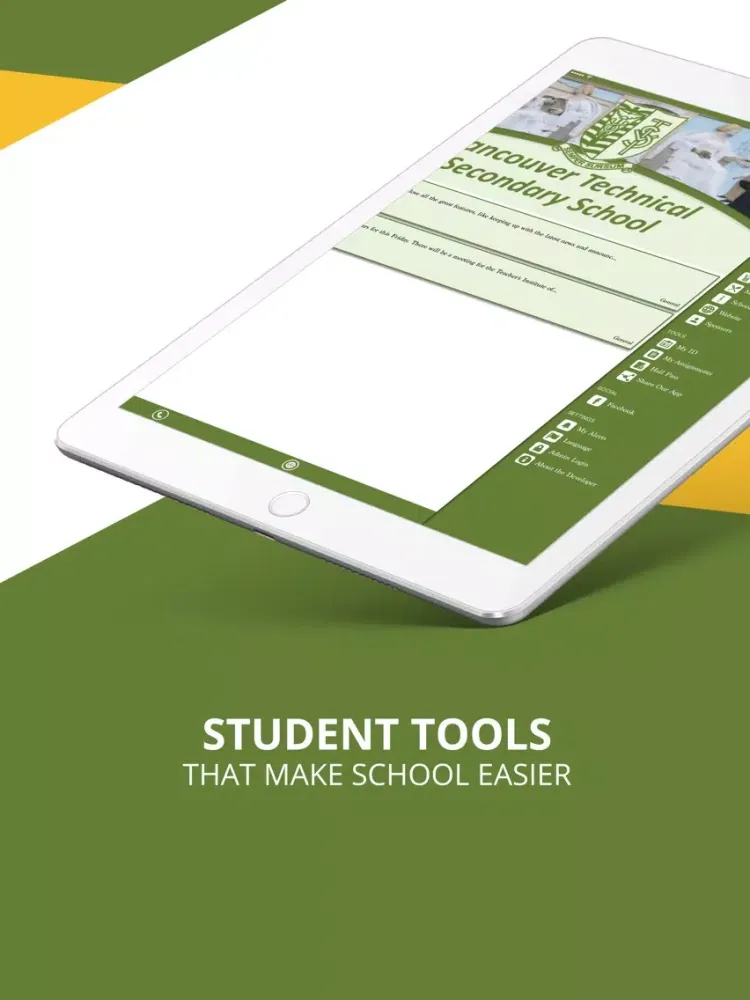 Vancouver Technical Secondary iPad  スクリーンショット