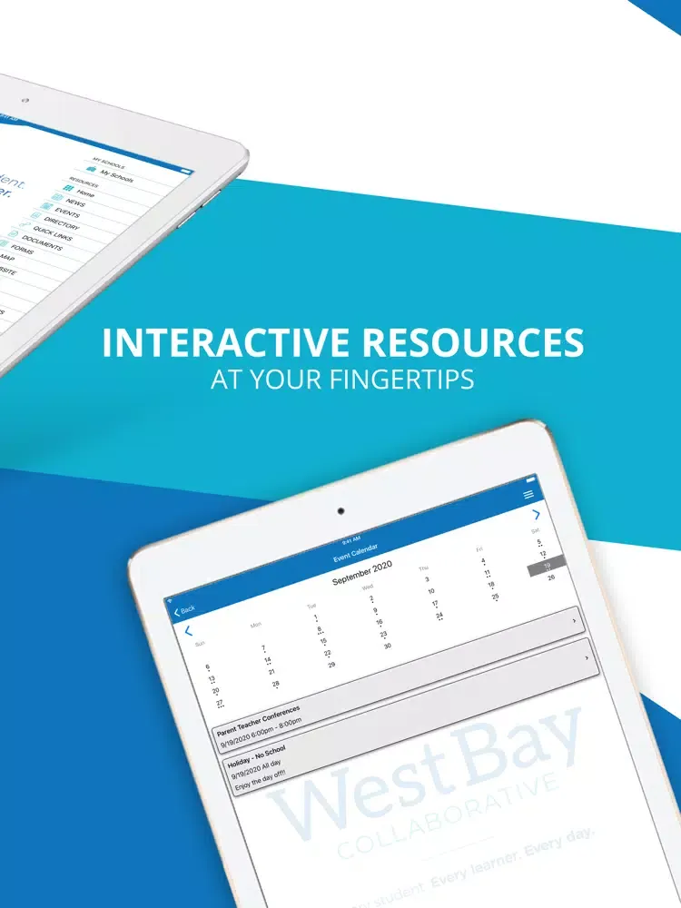 Tangkapan skrin West Bay Collaborative iPad 