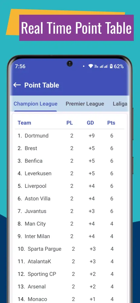 Champions League 2024/25 Live应用截图
