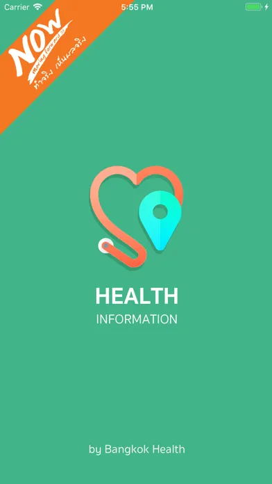 Screenshot di Bangkok Health Information
