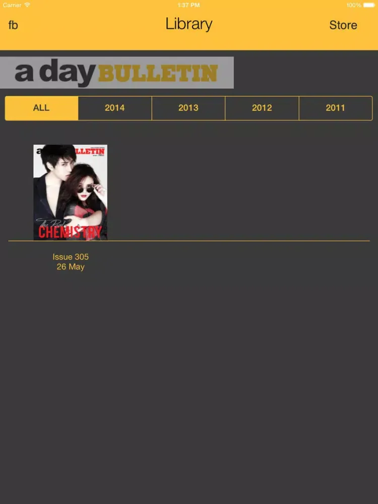 Tangkapan skrin a day BULLETIN iPad 