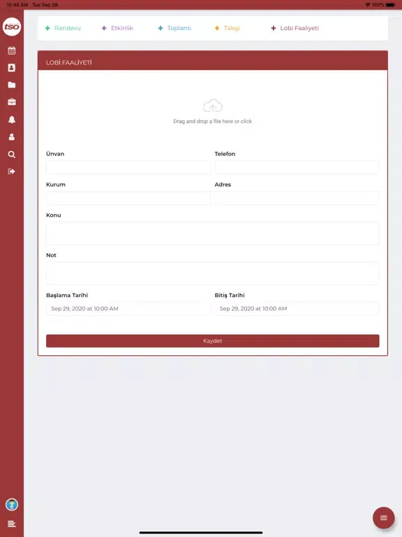 Screenshot di Elazığ TSO Takvim iPad 