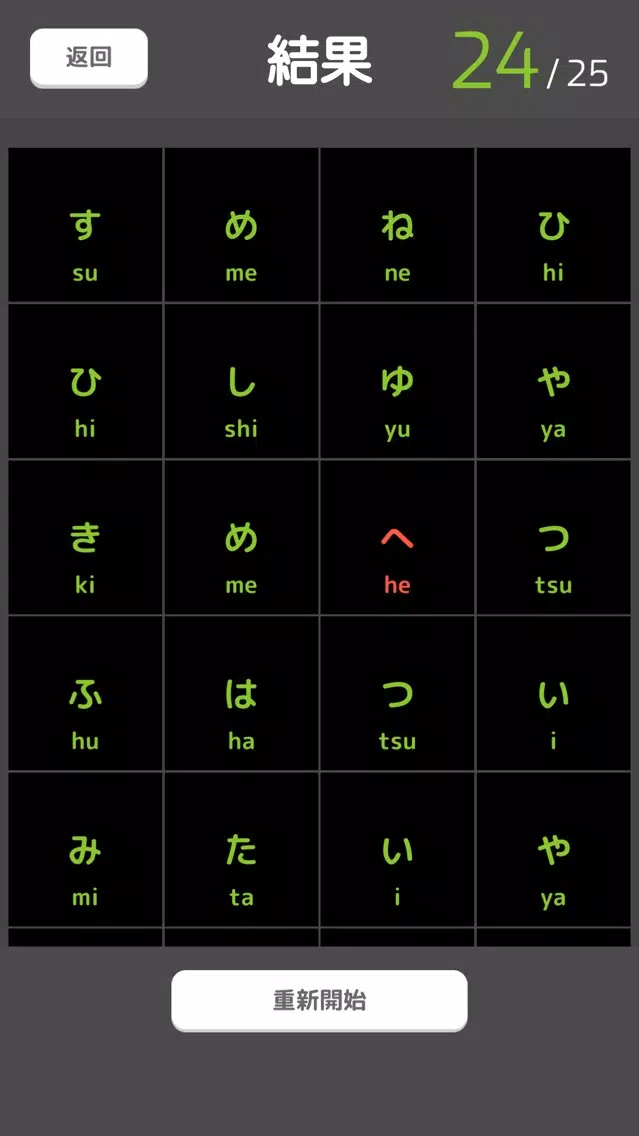 Capturas de pantalla de 日文練習 - 五十音・漢字