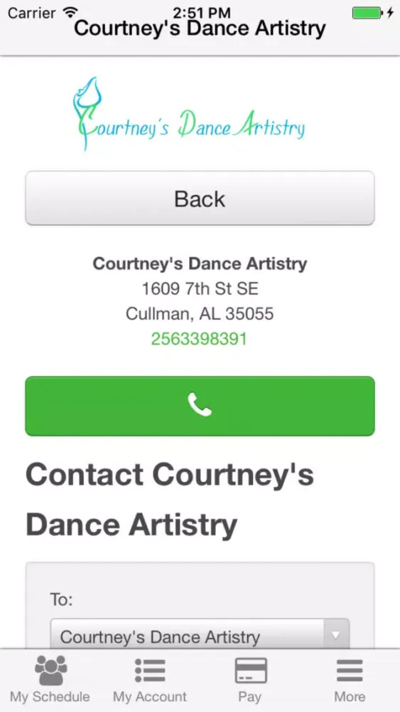 Capturas de pantalla de Courtney's Dance Artistry