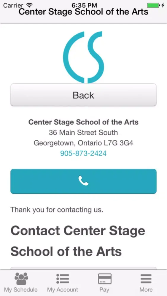 Center Stage School of the Arts应用截图