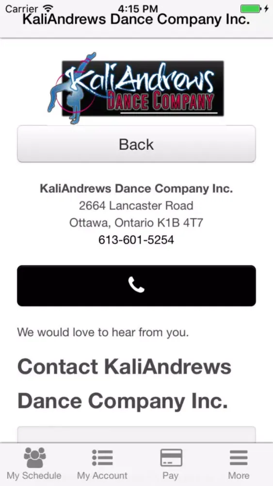 KaliAndrews Dance Company Inc應用截圖