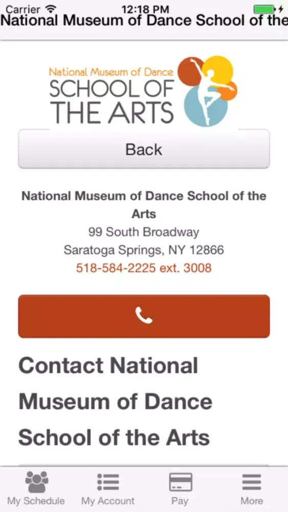 National Museum of Dance School of the Arts應用截圖