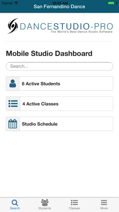 Ảnh chụp màn hình của DanceStudio-Pro Studio Manager