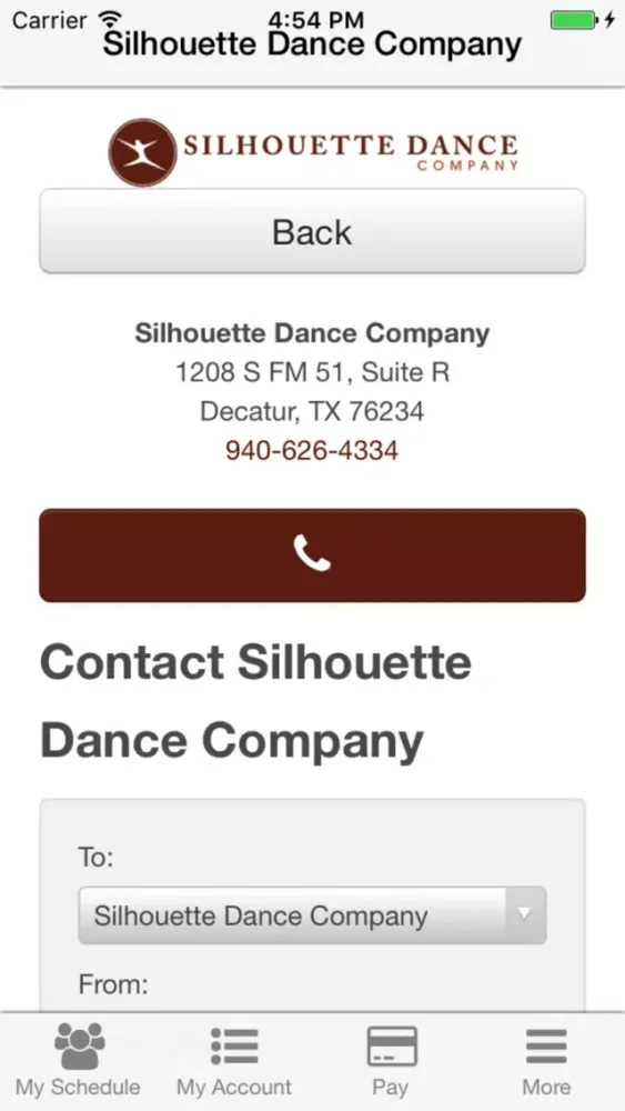 Silhouette Dance Company 스크린샷