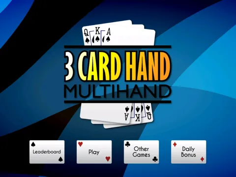 تصاویر MultiHand - 3 Card Hand iPad 