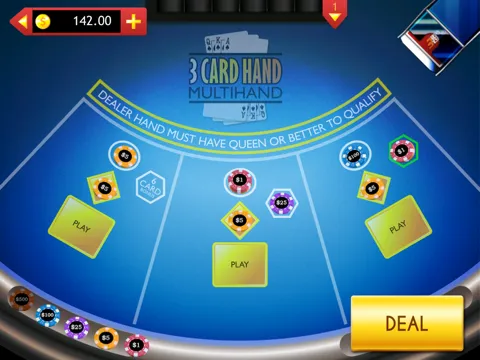 تصاویر MultiHand - 3 Card Hand iPad 