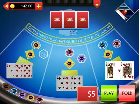 تصاویر MultiHand - 3 Card Hand iPad 