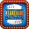 4 Card Hand Poker - Multihand