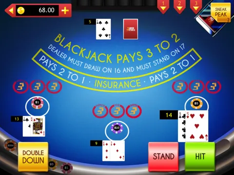 Tangkapan layar Blackjack with Side Bets & Cheats iPad 