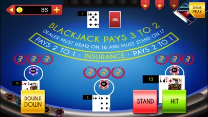 Screenshot di Let It Ride On, 3 Card Poker +